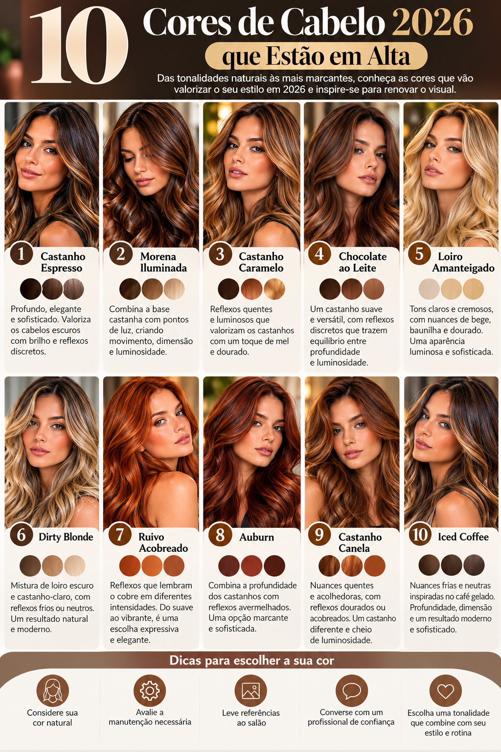 10 Cores de Cabelo 2026 que Estão em Alta 2 10 Cores de Cabelo 2026 que Estão em Alta