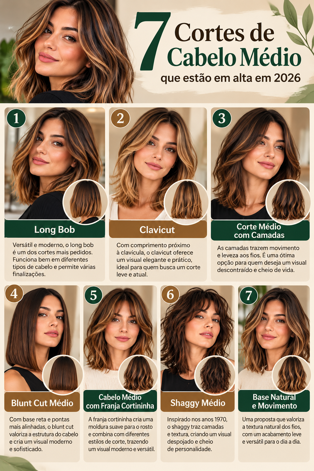 7 Cortes de Cabelo Médio que Estão em Alta em 2026 2 7 Cortes de Cabelo Médio que Estão em Alta em 2026