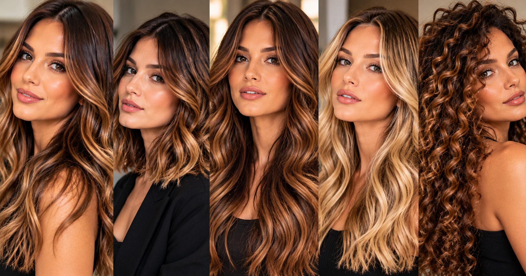 Cabelo Castanho Iluminado