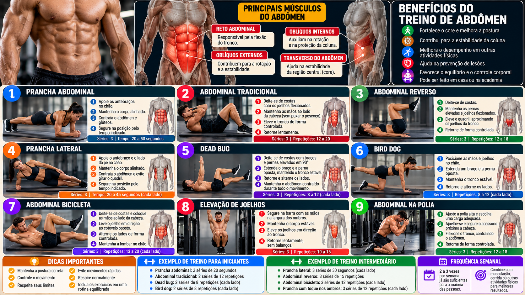Treino de Abdômen