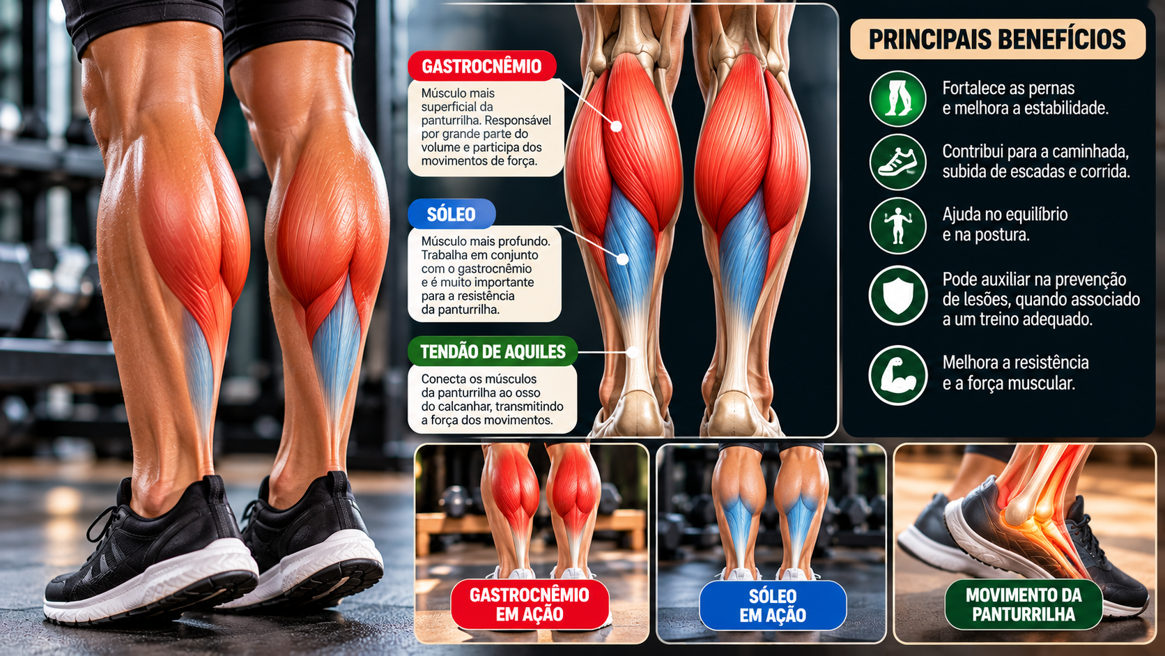 Treino de Panturrilha: 7 Exercícios para Fortalecer as Pernas em Casa e na Academia 2 Treino de Panturrilha