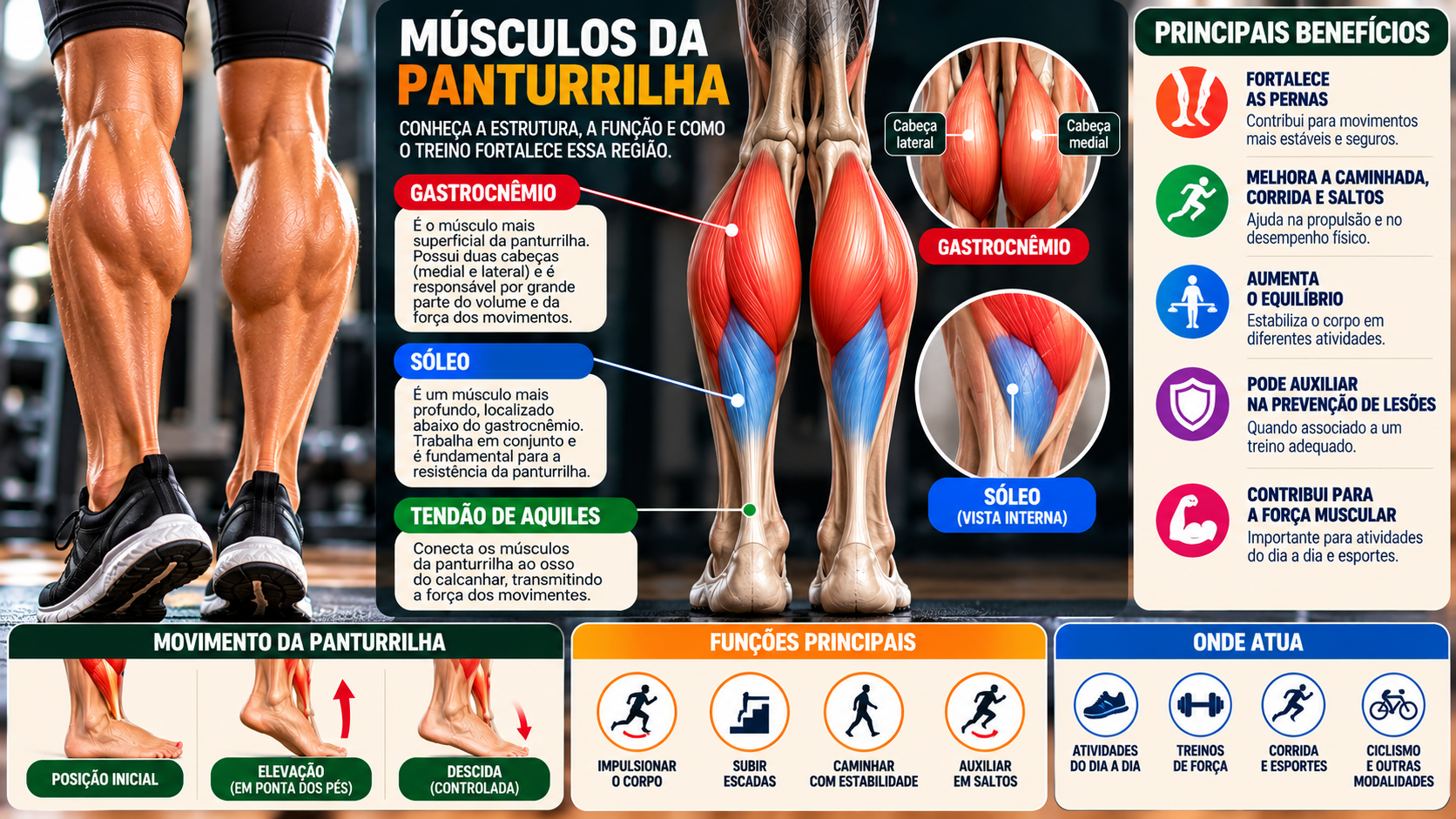 Treino de Panturrilha: 7 Exercícios para Fortalecer as Pernas em Casa e na Academia 3 Treino de Panturrilha