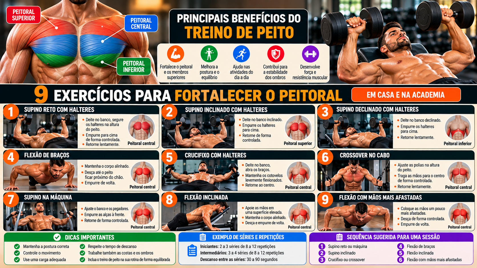 Treino de Peito