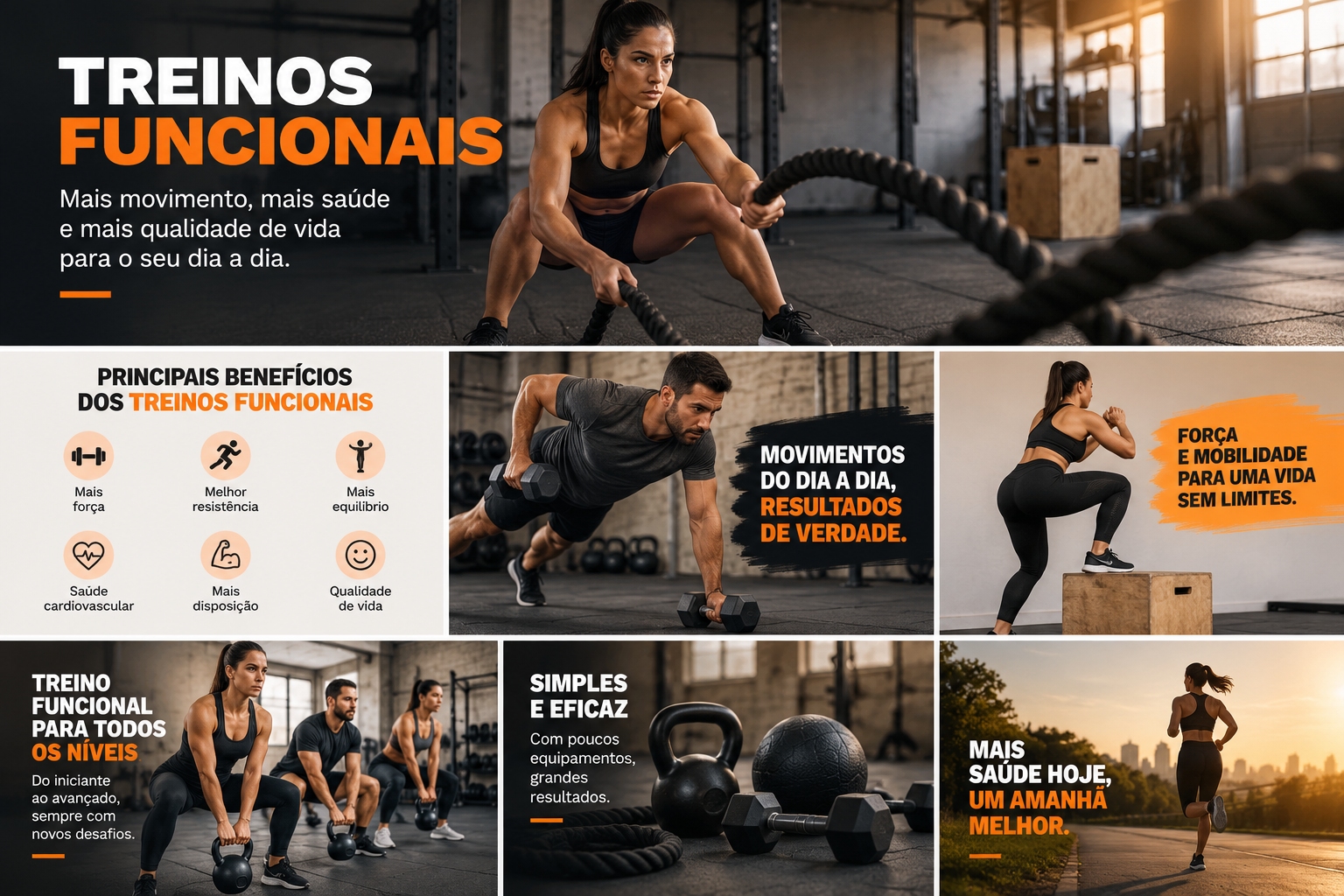 Treinos Funcionais: Guia Completo para Iniciantes, Benefícios e Exercícios para Fazer em Casa 1 Treinos Funcionais
