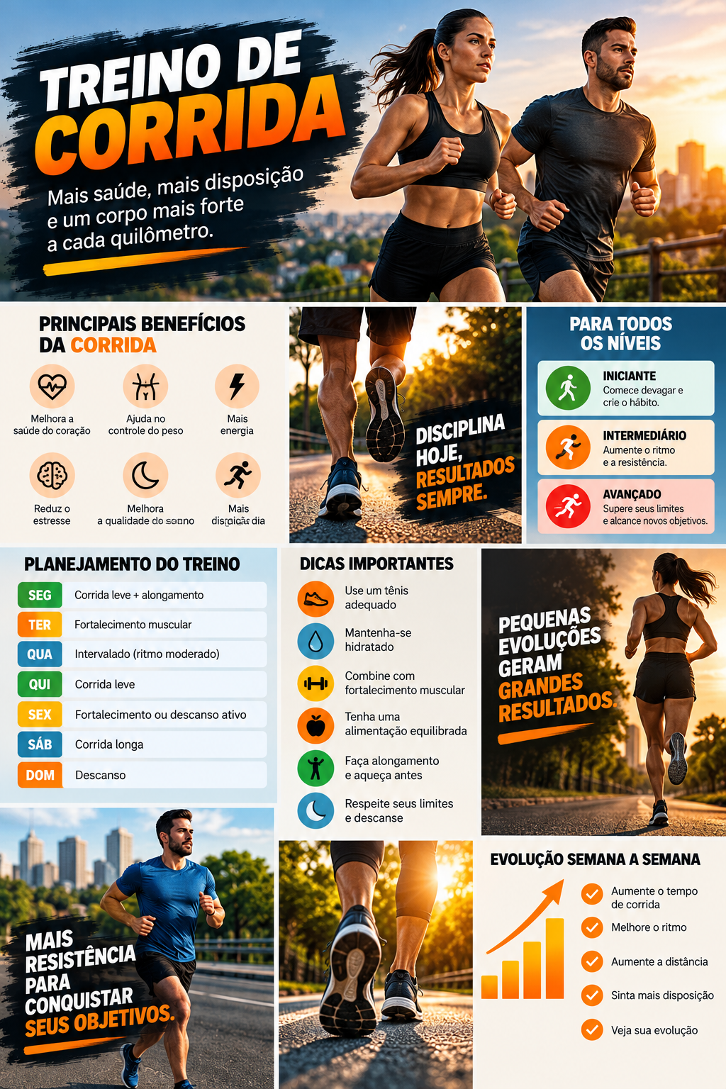 Treinos de Corrida: Guia Completo para Melhorar o Ritmo, a Resistência e o Desempenho 2 Treinos de Corrida