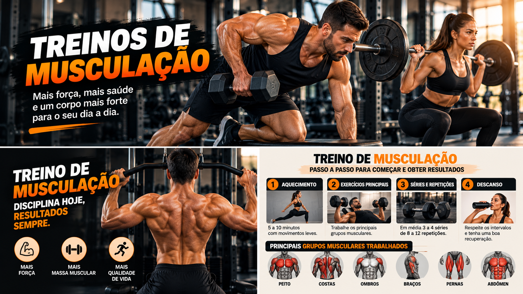 Treinos de Musculação