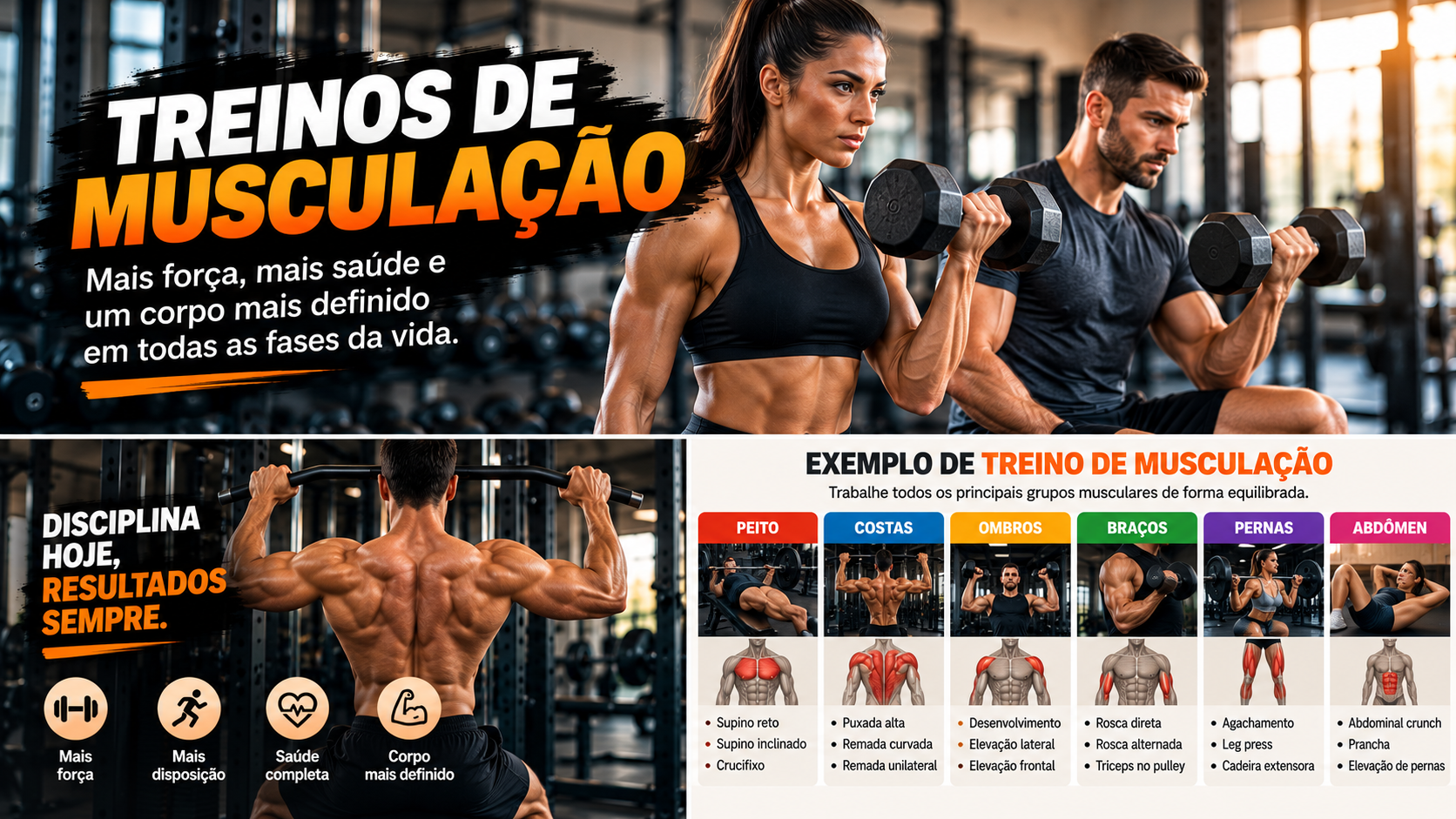 Treinos de Musculação